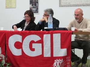 il tavolo dei relatori